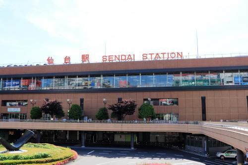 仙石線で、松島海岸駅に