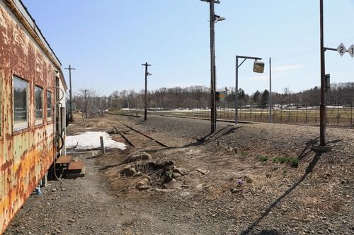 中小屋駅の池あと