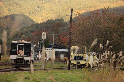 トロッコ列車がやってきた