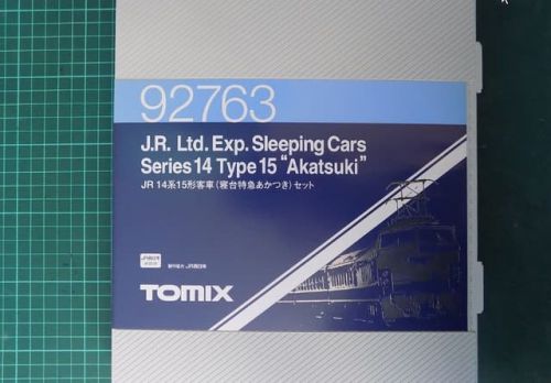 TOMIXの92763 JR 14系15形客車(寝台特急あかつき)セット