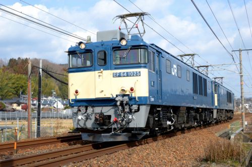 中央西線「今日のロクヨン」8084レ 国鉄色重連単機!