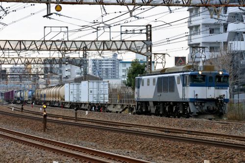 常磐線を行く貨物列車など(続)