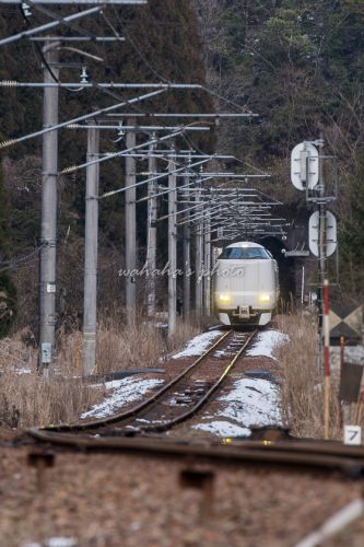 雪?の京都丹後鉄道 ②