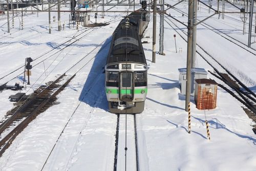721系電車・岩見沢駅