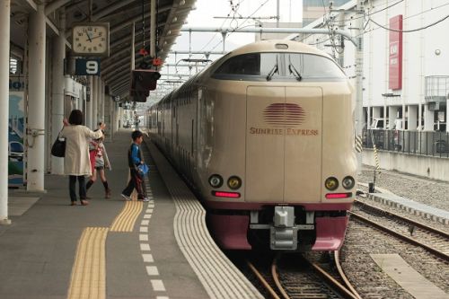 2019年8月の岡山・広島・鳥取・兵庫旅行 5 岡山駅を発着する特急車両 285系サンライズ「出雲・瀬戸」その2