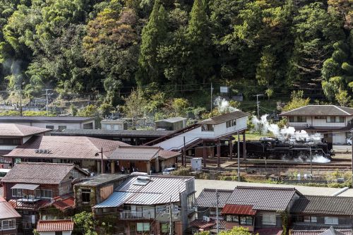 津和野駅のC57(山口線)