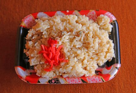 五井駅あさりめし300円