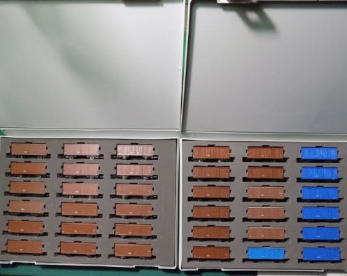 KATOとTOMIXのワムハチ貨物列車を見る