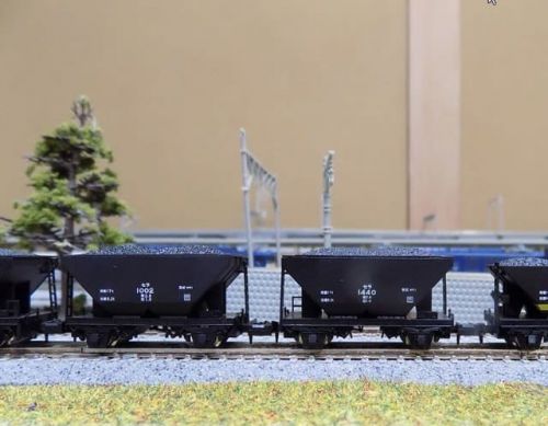 MICROACEのA3001 セラ1とA3012セフ1・セラ1セットと蒸気機関車の付属品で纏めた九州地区の石炭列車