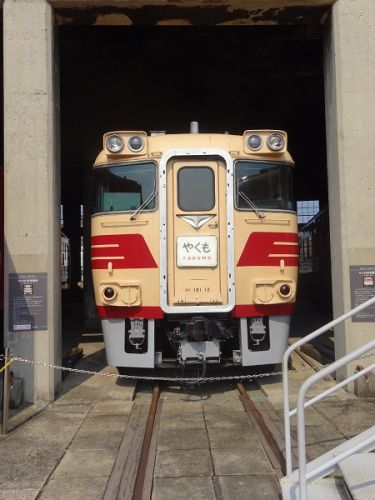 2019年8月の岡山・広島・鳥取・兵庫旅行 10 津山まなびの鉄道館 展示車両 12 キハ181 12