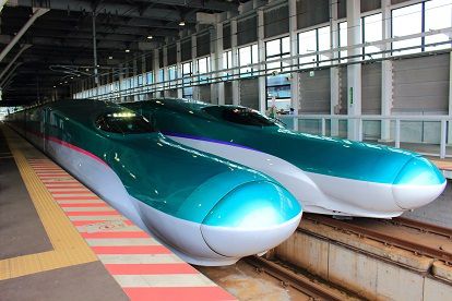 新幹線を見てきました!!