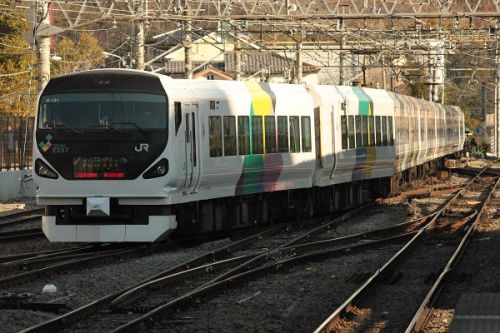 伊豆方面特急に進出したE257系改造車