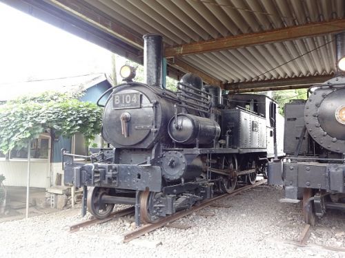 小湊鉄道 五井機関区の保存機 その3 小湊鉄道B10形4号
