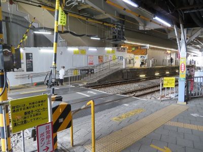 さよなら構内踏切@東急池上線池上駅