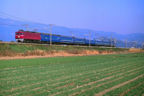 鹿児島本線を行く懐かしのED76牽引の寝台特急「5レ・みずほ」他(久留米~肥前旭)