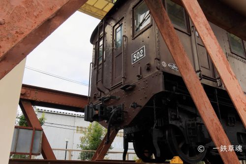静態保存 長野電鉄500形電気機関車