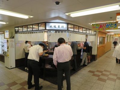 肉天そば@永坂更科布屋太兵衛 新宿地下鉄ビル店
