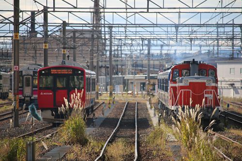 12系団体列車出発前の今朝の秋田車両センター