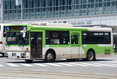 富山地方鉄道 大型移籍車③