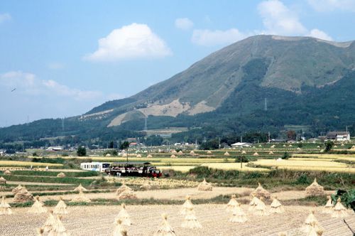 南阿蘇鉄道のトロッコ列車 1988.10.23