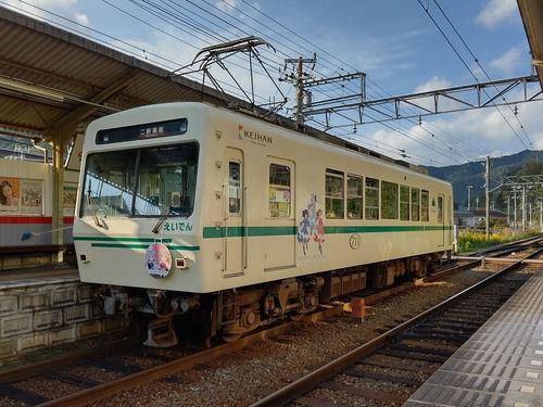 叡山電鉄「ご注文はうさぎですか?BLOOM」とのコラボ企画を見にいく(2020.10.29)
