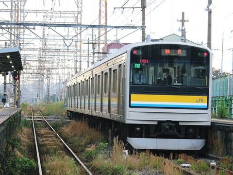 鶴見線 124-5(武蔵白石駅 205系)