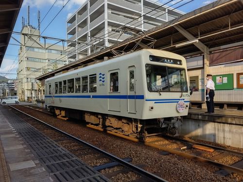 叡山電鉄「おちこぼれフルーツタルト」コラボ企画を見にいく(2020.10.29)