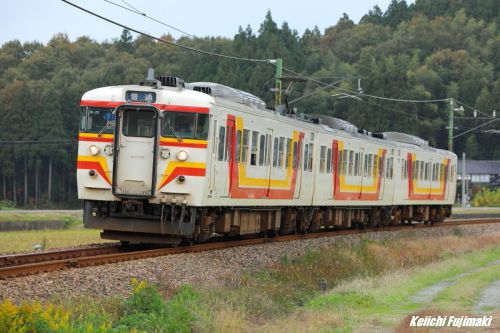 初代弥彦色の普通列車