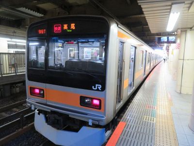 JR東日本209系1000番台 中央快速線快速高尾行き