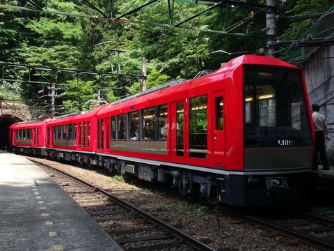 箱根登山鉄道3100形(あの電車の車内を見よう)