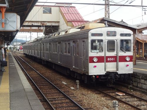 2018年晩夏 長野県内の保存蒸機を見て歩く旅 55 東急8500系、長野電鉄でも8500系 その2