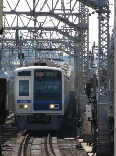 西武6000系(6050系) 東急東横線「Fライナー」特急小手指行き