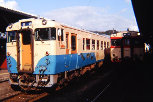 乗り鉄活動 三江線と山口線に乗車 1990-12-31