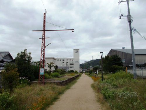 備前赤崎駅(廃駅) 下津井電鉄線