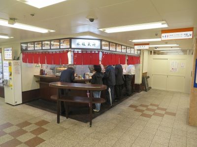 肉天もりそば@永坂更科布屋太兵衛 新宿地下鉄ビル店