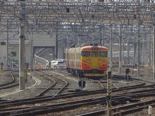 2018年晩夏 長野県内の保存蒸機を見て歩く旅 72 しなの鉄道の115系 台鉄自強号色