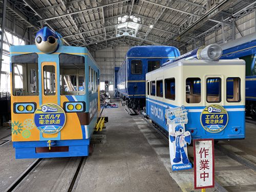 小坂鉄道レールパークのディーゼル機関車などウォッチング