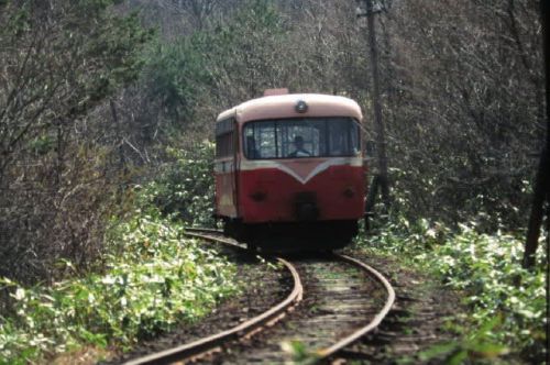 南部縦貫鉄道キハ10形 早春のレールバス 1996-04-30