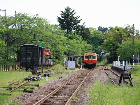 小湊鐵道6-2(里見駅 急行「さと山」号 キハ40)