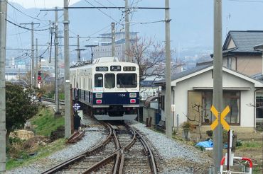 コンターサークル地図の旅-上田丸子電鉄西丸子線跡