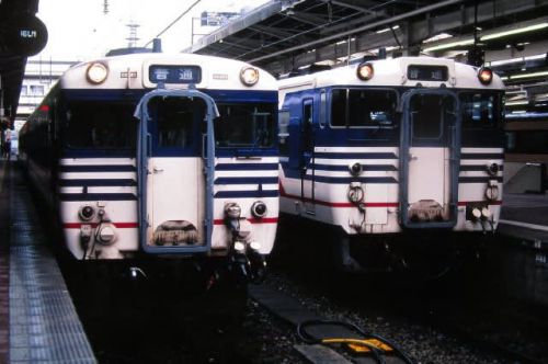 羽越本線485系 エル特急いなほ号で秋田から新潟へ 1996-05-05