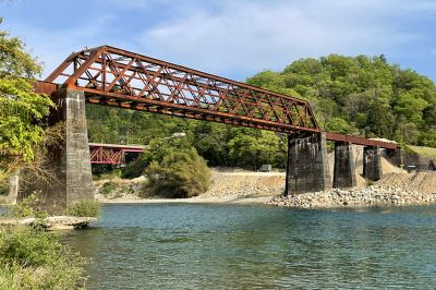 コンターサークル地図の旅-北恵那鉄道跡と苗木城址
