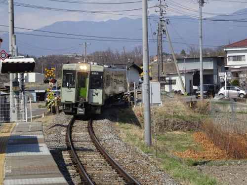 2021年春、再び信州へ　しなの鉄道と小海線の旅　15　中込駅