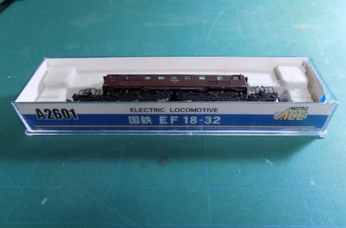 MICROACEのA2601 国鉄EF18-32のライトを高輝度化する