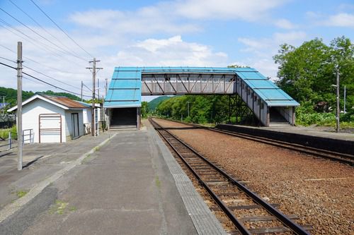 蘭島駅構内