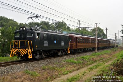 秩父鉄道 聖火輸送団臨 送り込み
