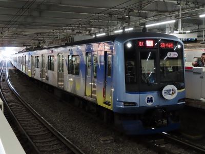 横浜高速鉄道Y500系(ガンダム) 東急東横線急行元町・中華街行き