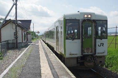 真夏の米坂線駅巡り(その4)