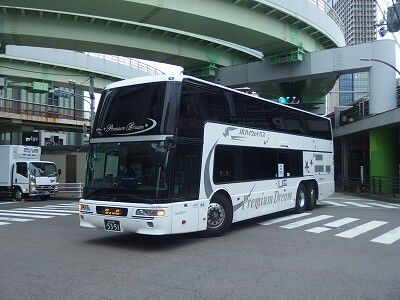 2021年4月15日西日本ジェイアールバス プレミアムドリーム3号(東京駅八重洲南口~三宮バスターミナル)