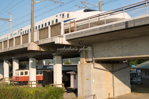 旧下津井電鉄の保存車両